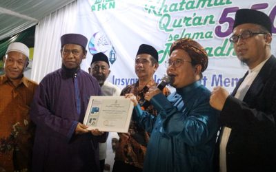 Al-Fahmu Institute Serahkan Penghargaan untuk Ponpes Nuu Waar