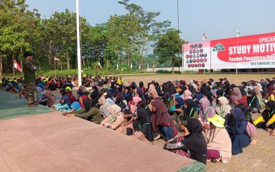 Masuki Hari Terakhir SMT, Ratusan Santri Nuu Waar Ikuti Outbound Seru