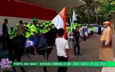 VIDEO: Santri Nuu Waar Berkuda Gembira
