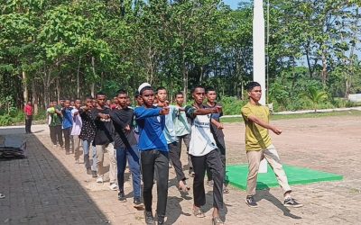 Persiapan Upacara HUT RI ke-79 di Pondok Pesantren Nuu Waar