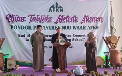 Pondok Pesantren Nuu Waar Kedatangan Tamu Keluarga Darren John Hall dari Australia