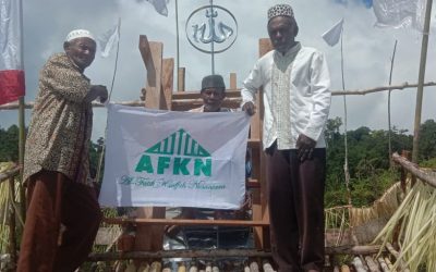 AFKN Bantu Kubah Tiga Masjid di Kaimana dan Satu Masjid di SBT