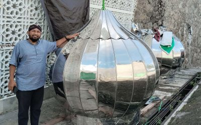 Yayasan AFKN Akan Serahkan Kubah Masjid Kampung Wrikapal