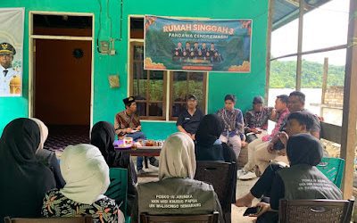 Posko 4 KKN Misi Khusus Papua Bersinergi dengan Puskesmas Degen, Tingkatkan Kesehatan dan Lingkungan di Fakfak